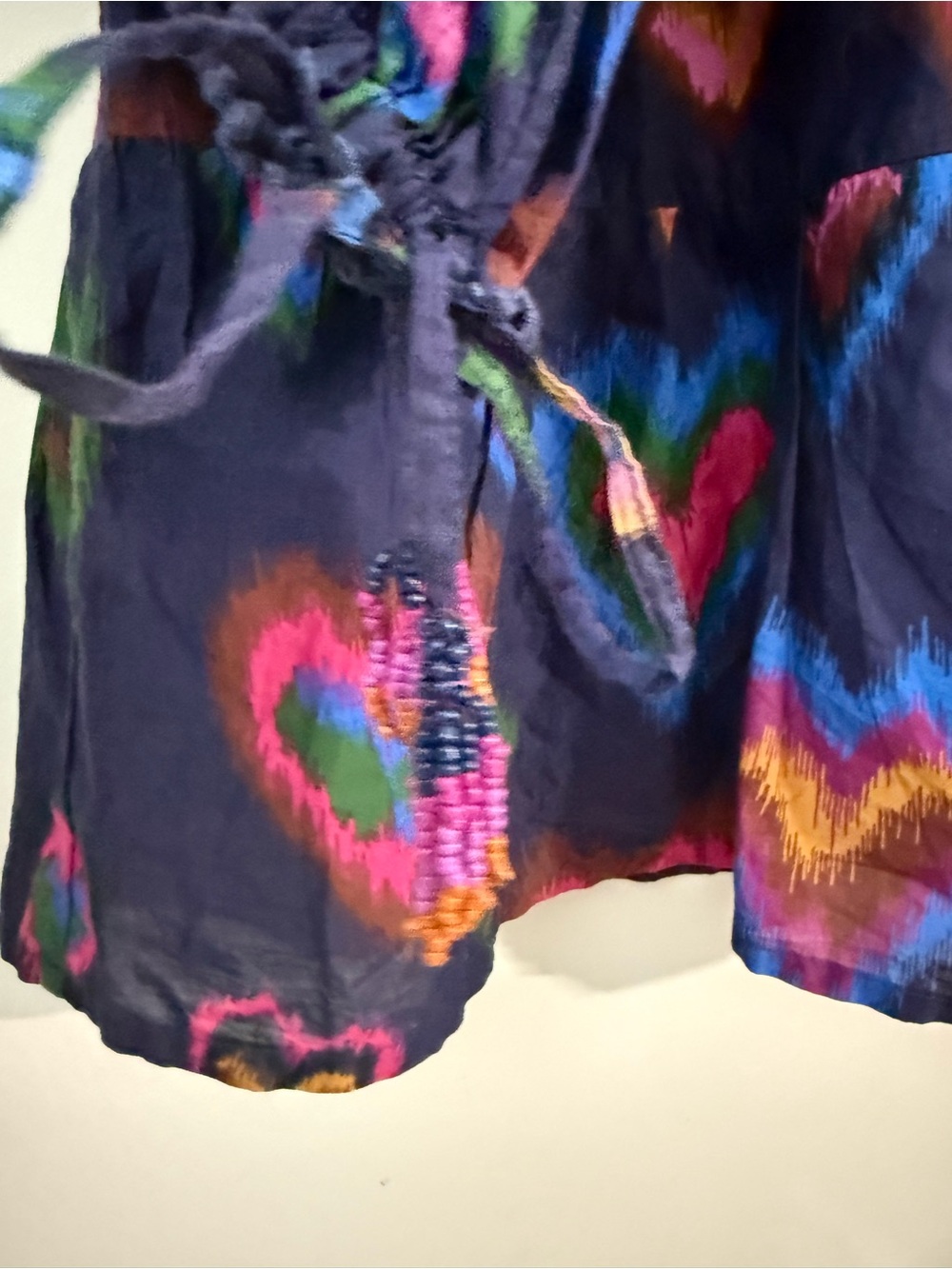 GUC Farm Rio X Anthropology ruffle mock neck dress size XL - Picture 4 of 16